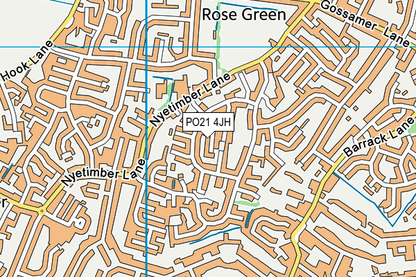 PO21 4JH map - OS VectorMap District (Ordnance Survey) PO21 4JH map - OS VectorMap District (Ordnance Survey)