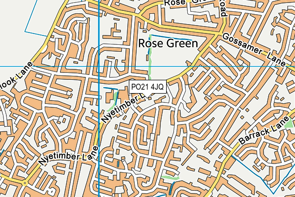 PO21 4JQ map - OS VectorMap District (Ordnance Survey) PO21 4JQ map - OS VectorMap District (Ordnance Survey)