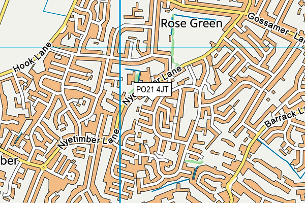 PO21 4JT map - OS VectorMap District (Ordnance Survey) PO21 4JT map - OS VectorMap District (Ordnance Survey)