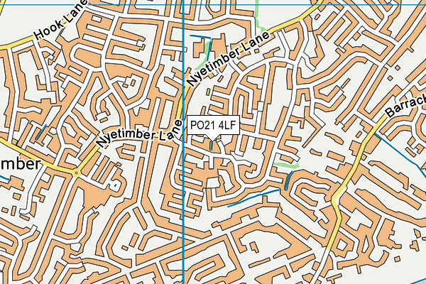 PO21 4LF map - OS VectorMap District (Ordnance Survey) PO21 4LF map - OS VectorMap District (Ordnance Survey)