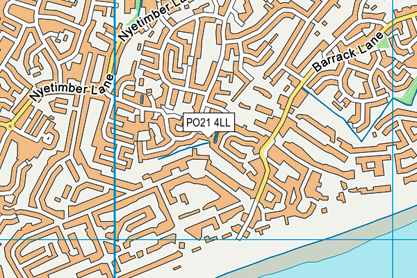 PO21 4LL map - OS VectorMap District (Ordnance Survey) PO21 4LL map - OS VectorMap District (Ordnance Survey)