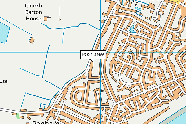 PO21 4NW map - OS VectorMap District (Ordnance Survey) PO21 4NW map - OS VectorMap District (Ordnance Survey)