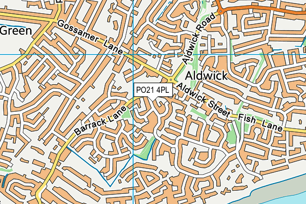 PO21 4PL map - OS VectorMap District (Ordnance Survey) PO21 4PL map - OS VectorMap District (Ordnance Survey)
