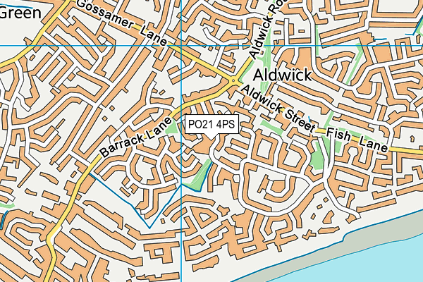 PO21 4PS map - OS VectorMap District (Ordnance Survey) PO21 4PS map - OS VectorMap District (Ordnance Survey)