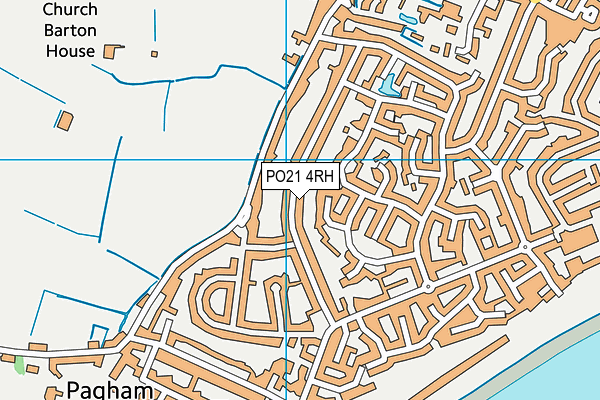 PO21 4RH map - OS VectorMap District (Ordnance Survey) PO21 4RH map - OS VectorMap District (Ordnance Survey)