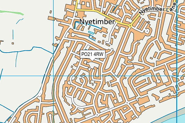 PO21 4RW map - OS VectorMap District (Ordnance Survey) PO21 4RW map - OS VectorMap District (Ordnance Survey)