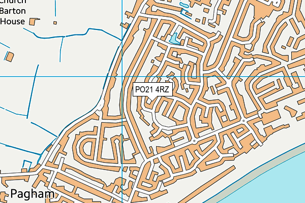 PO21 4RZ map - OS VectorMap District (Ordnance Survey) PO21 4RZ map - OS VectorMap District (Ordnance Survey)