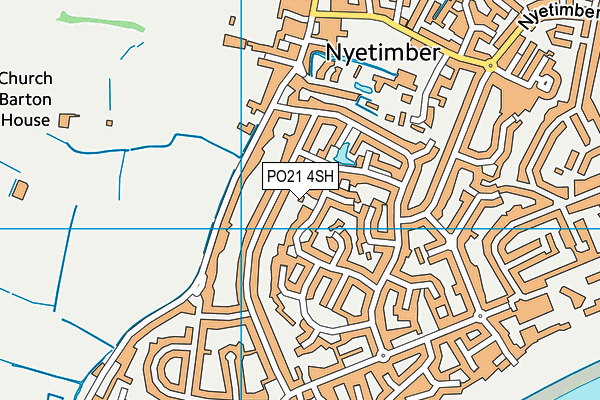 PO21 4SH map - OS VectorMap District (Ordnance Survey) PO21 4SH map - OS VectorMap District (Ordnance Survey)