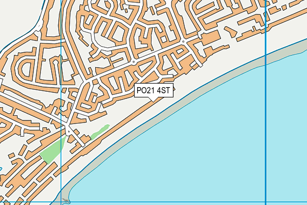 PO21 4ST map - OS VectorMap District (Ordnance Survey) PO21 4ST map - OS VectorMap District (Ordnance Survey)