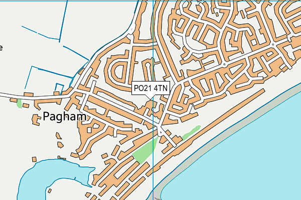 PO21 4TN map - OS VectorMap District (Ordnance Survey) PO21 4TN map - OS VectorMap District (Ordnance Survey)