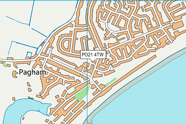 PO21 4TW map - OS VectorMap District (Ordnance Survey) PO21 4TW map - OS VectorMap District (Ordnance Survey)