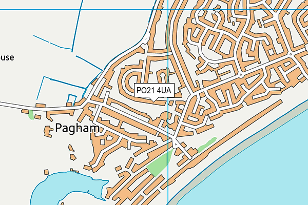 PO21 4UA map - OS VectorMap District (Ordnance Survey) PO21 4UA map - OS VectorMap District (Ordnance Survey)