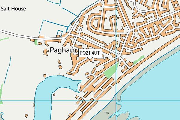 PO21 4UT map - OS VectorMap District (Ordnance Survey) PO21 4UT map - OS VectorMap District (Ordnance Survey)