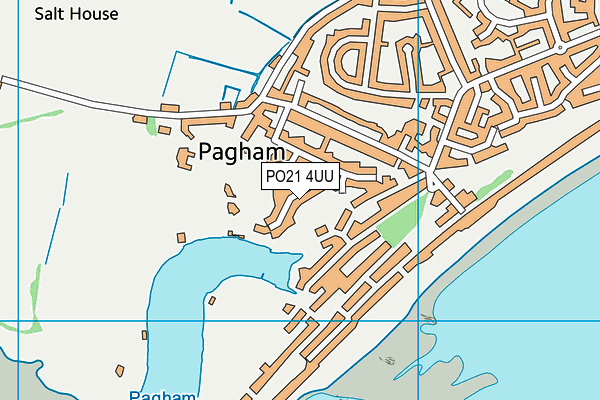 PO21 4UU map - OS VectorMap District (Ordnance Survey) PO21 4UU map - OS VectorMap District (Ordnance Survey)