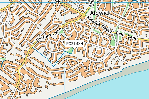 PO21 4XH map - OS VectorMap District (Ordnance Survey) PO21 4XH map - OS VectorMap District (Ordnance Survey)