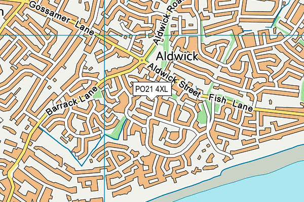 PO21 4XL map - OS VectorMap District (Ordnance Survey) PO21 4XL map - OS VectorMap District (Ordnance Survey)