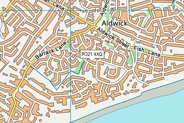 PO21 4XQ map - OS VectorMap District (Ordnance Survey) PO21 4XQ map - OS VectorMap District (Ordnance Survey)