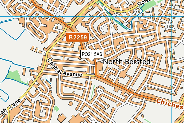 PO21 5AS map - OS VectorMap District (Ordnance Survey) PO21 5AS map - OS VectorMap District (Ordnance Survey)
