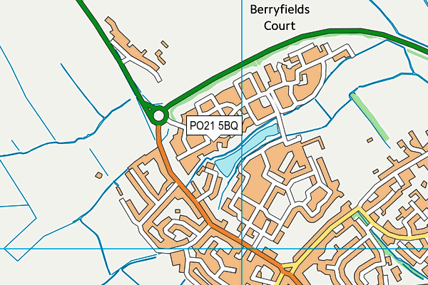 PO21 5BQ map - OS VectorMap District (Ordnance Survey) PO21 5BQ map - OS VectorMap District (Ordnance Survey)