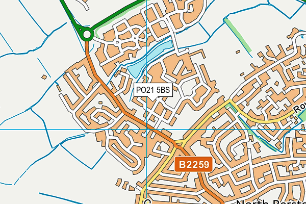 PO21 5BS map - OS VectorMap District (Ordnance Survey) PO21 5BS map - OS VectorMap District (Ordnance Survey)