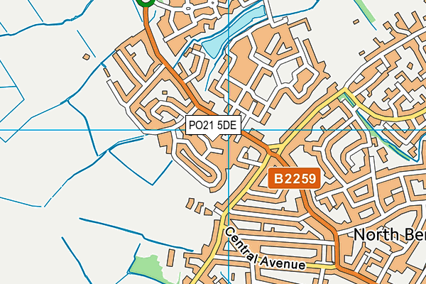 PO21 5DE map - OS VectorMap District (Ordnance Survey) PO21 5DE map - OS VectorMap District (Ordnance Survey)