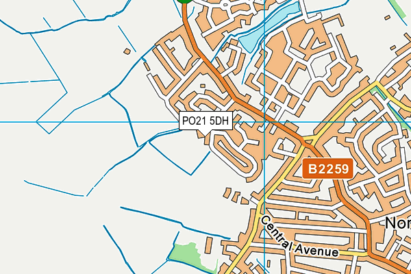 PO21 5DH map - OS VectorMap District (Ordnance Survey) PO21 5DH map - OS VectorMap District (Ordnance Survey)