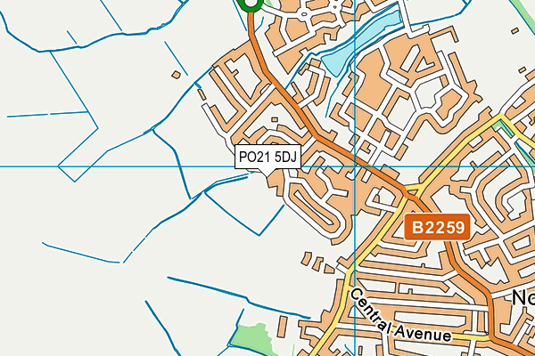 PO21 5DJ map - OS VectorMap District (Ordnance Survey) PO21 5DJ map - OS VectorMap District (Ordnance Survey)