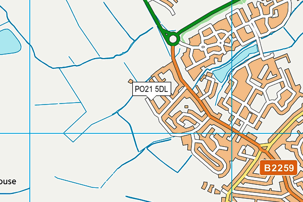 PO21 5DL map - OS VectorMap District (Ordnance Survey) PO21 5DL map - OS VectorMap District (Ordnance Survey)