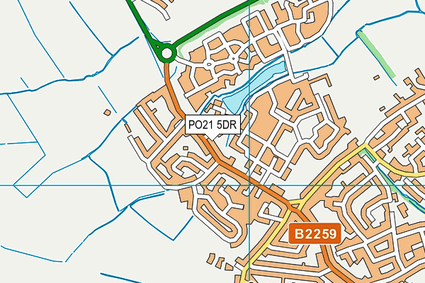 PO21 5DR map - OS VectorMap District (Ordnance Survey) PO21 5DR map - OS VectorMap District (Ordnance Survey)
