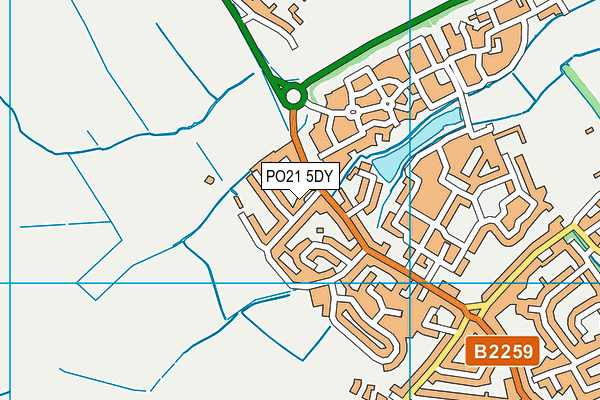 PO21 5DY map - OS VectorMap District (Ordnance Survey) PO21 5DY map - OS VectorMap District (Ordnance Survey)