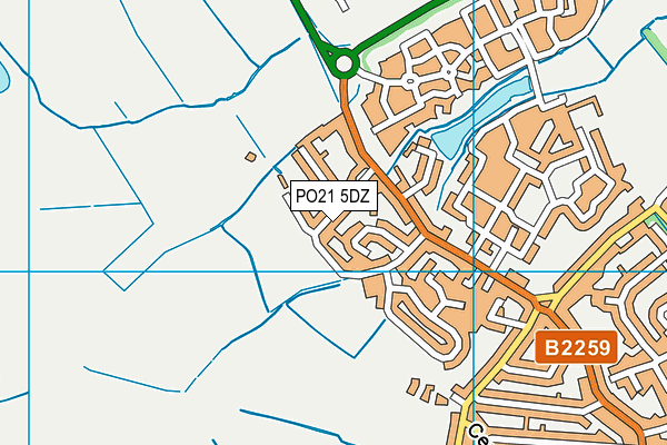 PO21 5DZ map - OS VectorMap District (Ordnance Survey) PO21 5DZ map - OS VectorMap District (Ordnance Survey)