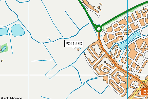 PO21 5ED map - OS VectorMap District (Ordnance Survey) PO21 5ED map - OS VectorMap District (Ordnance Survey)