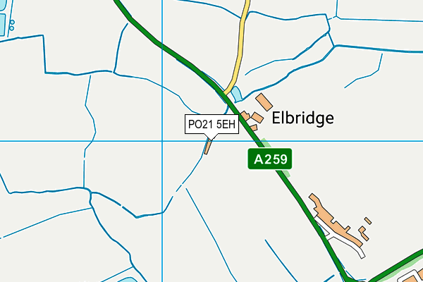 PO21 5EH map - OS VectorMap District (Ordnance Survey) PO21 5EH map - OS VectorMap District (Ordnance Survey)