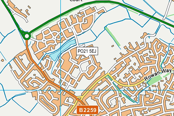 PO21 5EJ map - OS VectorMap District (Ordnance Survey) PO21 5EJ map - OS VectorMap District (Ordnance Survey)
