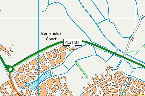 PO21 5FF map - OS VectorMap District (Ordnance Survey) PO21 5FF map - OS VectorMap District (Ordnance Survey)