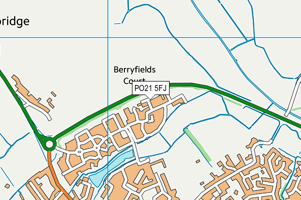 PO21 5FJ map - OS VectorMap District (Ordnance Survey) PO21 5FJ map - OS VectorMap District (Ordnance Survey)