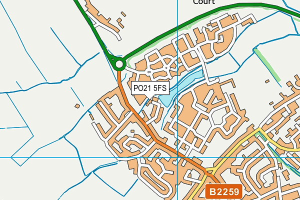 PO21 5FS map - OS VectorMap District (Ordnance Survey) PO21 5FS map - OS VectorMap District (Ordnance Survey)