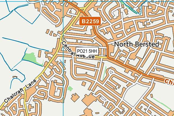 PO21 5HH map - OS VectorMap District (Ordnance Survey) PO21 5HH map - OS VectorMap District (Ordnance Survey)