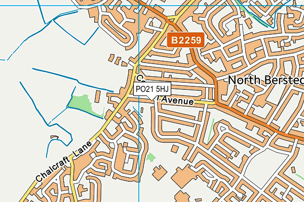 PO21 5HJ map - OS VectorMap District (Ordnance Survey) PO21 5HJ map - OS VectorMap District (Ordnance Survey)