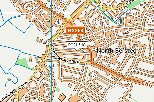 PO21 5HS map - OS VectorMap District (Ordnance Survey) PO21 5HS map - OS VectorMap District (Ordnance Survey)
