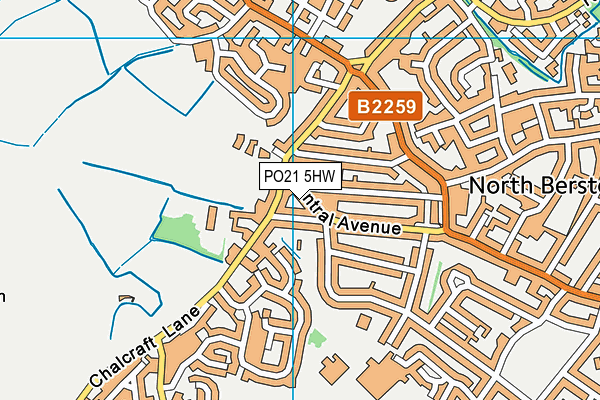 PO21 5HW map - OS VectorMap District (Ordnance Survey) PO21 5HW map - OS VectorMap District (Ordnance Survey)