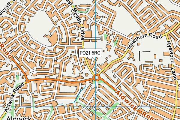 PO21 5RG map - OS VectorMap District (Ordnance Survey) PO21 5RG map - OS VectorMap District (Ordnance Survey)