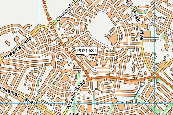 PO21 5SJ map - OS VectorMap District (Ordnance Survey) PO21 5SJ map - OS VectorMap District (Ordnance Survey)