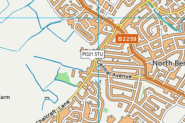 PO21 5TU map - OS VectorMap District (Ordnance Survey) PO21 5TU map - OS VectorMap District (Ordnance Survey)