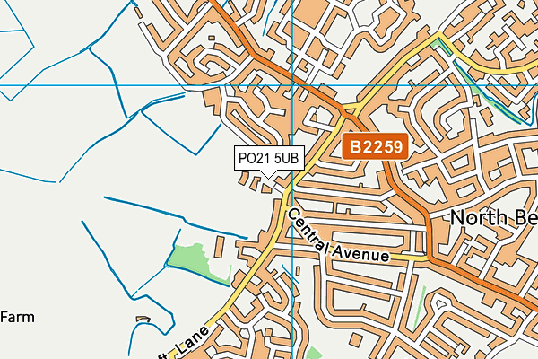 PO21 5UB map - OS VectorMap District (Ordnance Survey) PO21 5UB map - OS VectorMap District (Ordnance Survey)