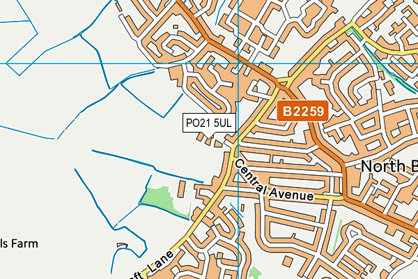 PO21 5UL map - OS VectorMap District (Ordnance Survey) PO21 5UL map - OS VectorMap District (Ordnance Survey)
