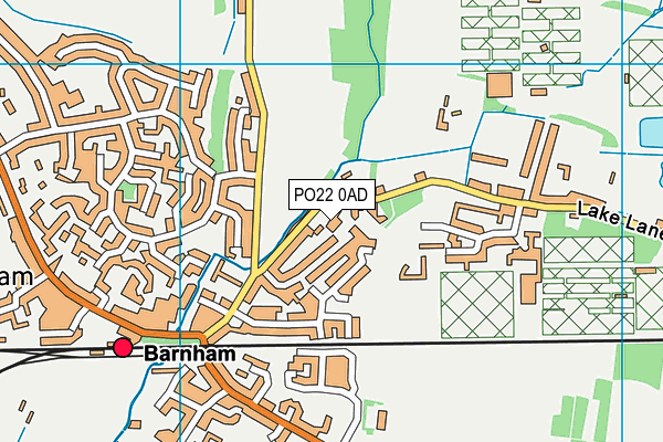 PO22 0AD map - OS VectorMap District (Ordnance Survey) PO22 0AD map - OS VectorMap District (Ordnance Survey)