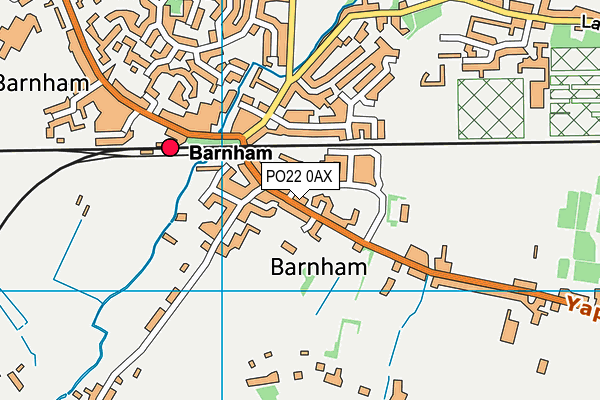 PO22 0AX map - OS VectorMap District (Ordnance Survey) PO22 0AX map - OS VectorMap District (Ordnance Survey)