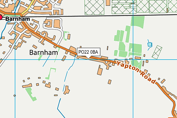 PO22 0BA map - OS VectorMap District (Ordnance Survey) PO22 0BA map - OS VectorMap District (Ordnance Survey)