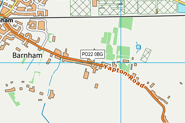 PO22 0BG map - OS VectorMap District (Ordnance Survey) PO22 0BG map - OS VectorMap District (Ordnance Survey)